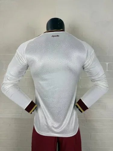 Spain 2026 World Cup Away Long Sleeve Player Man Jersey(2 stars)