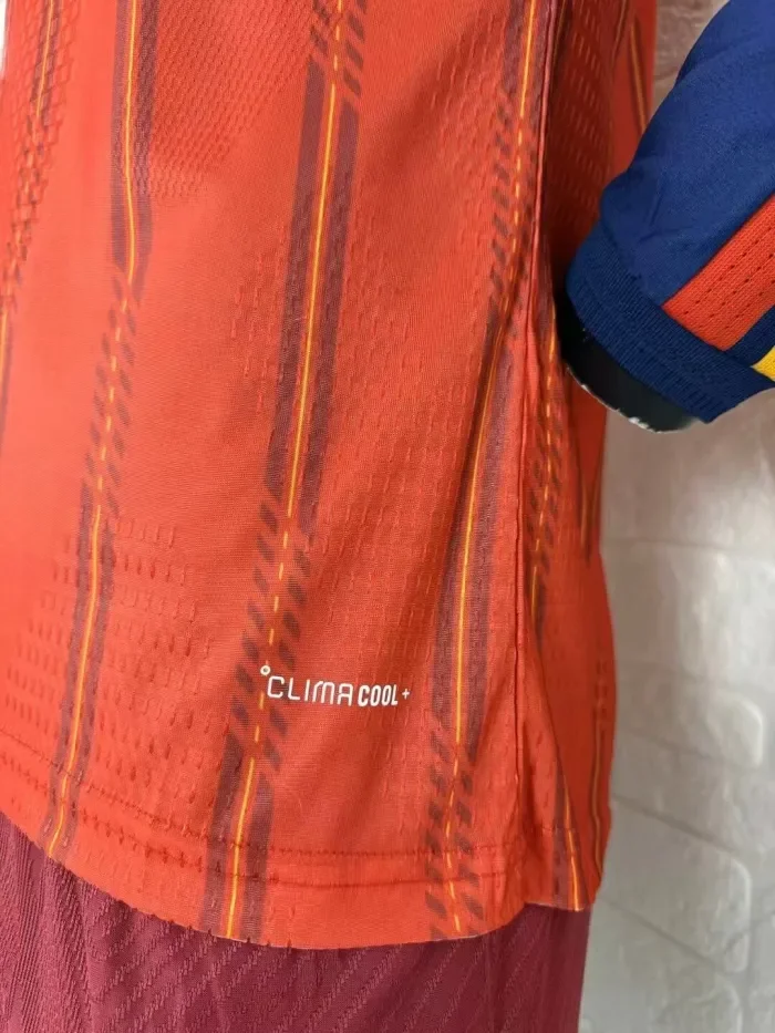Spain 2026 World Cup Home Long Sleeve Player Man Jersey (2 stars)