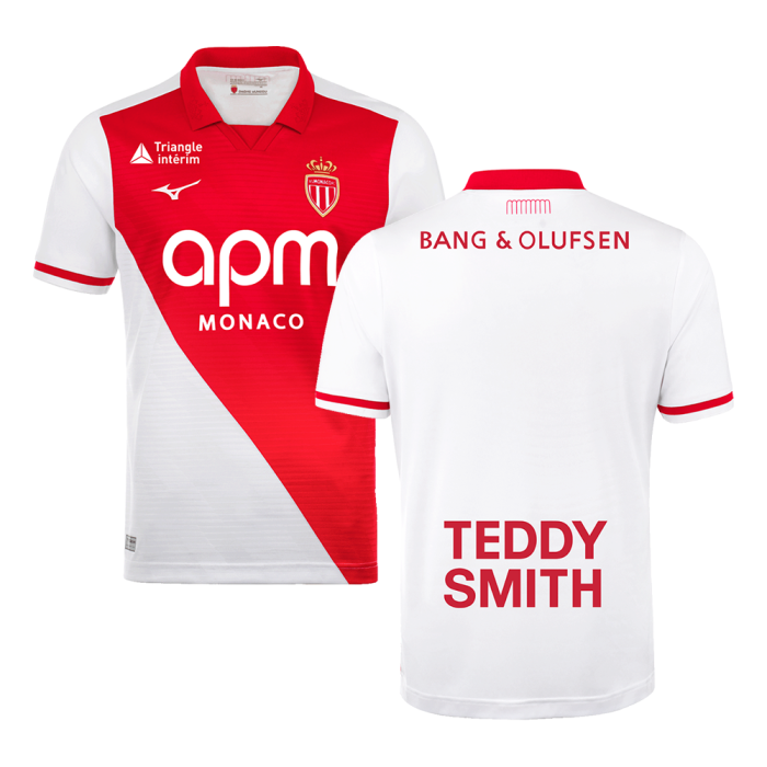 AS Monaco Home Player Man Jersey 26/27