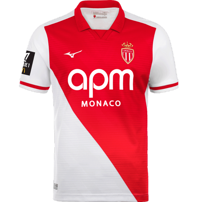 AS Monaco Home Player Man Jersey 26/27