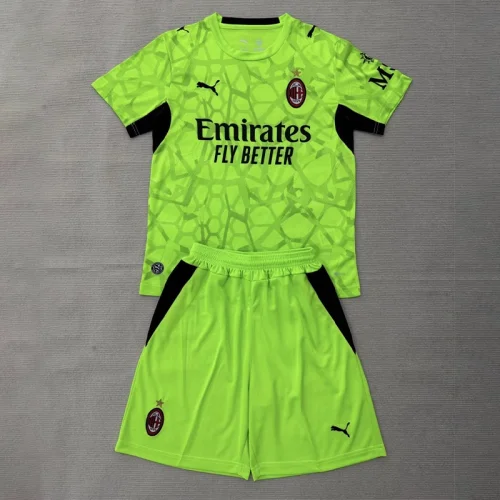 AC Milan Green Goalkeeper Kids Suit 26/27