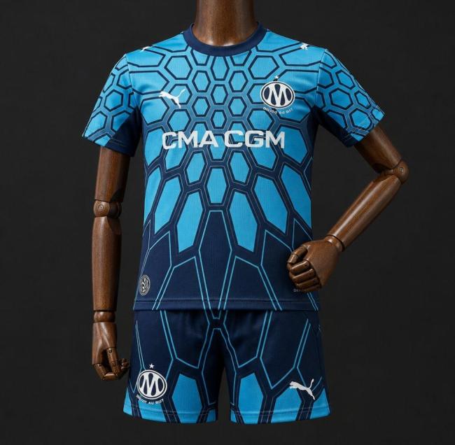 Marseille Blue Goalkeeper Kids Suit 26/27