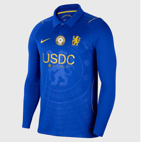 Chelsea Home Player Long Sleeve Men Jersey 26/27