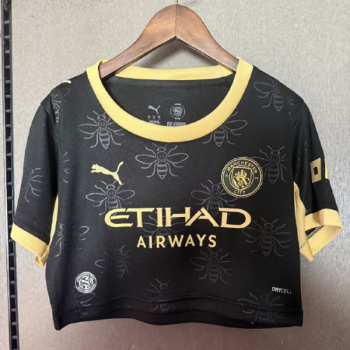 Manchester City Away Woman Cropped Jersey