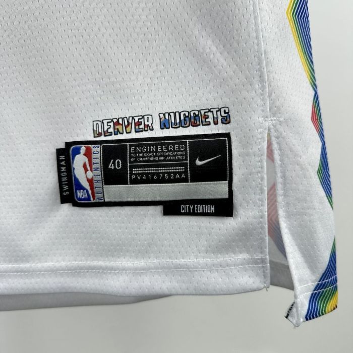 Nikola Jokić Denver Nuggets City Edition 2024/25 Swingman Jersey White