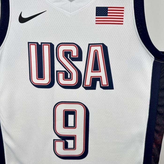 Tyrese Haliburton Team USA 2024 Swingman Home Jersey White