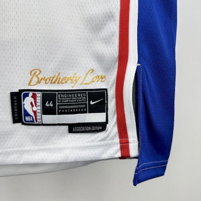 Paul George Philadelphia 76ers 2023/24 Swingman Home Jersey White
