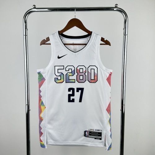 Jamal Murray Denver Nuggets  City Edition 2024/25 Swingman Jersey White