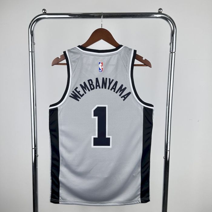 Victor Wembanyama San Antonio Spurs 2021/22 Statement Edition Swingman Jersey Gray