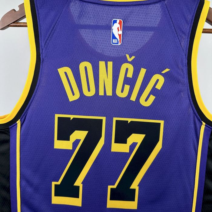 Luka Dončić Los Angeles Statement Edition Swingman Jersey 23/24 Purple