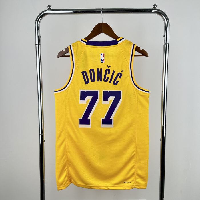 Luka Dončić Los Angeles Lakers Icon Edition Swingman Jersey 23/24 Yellow