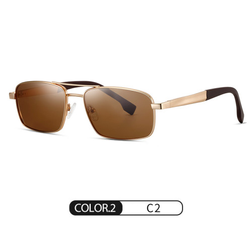 Men's Metal Square Pilot Sunglasses 30004