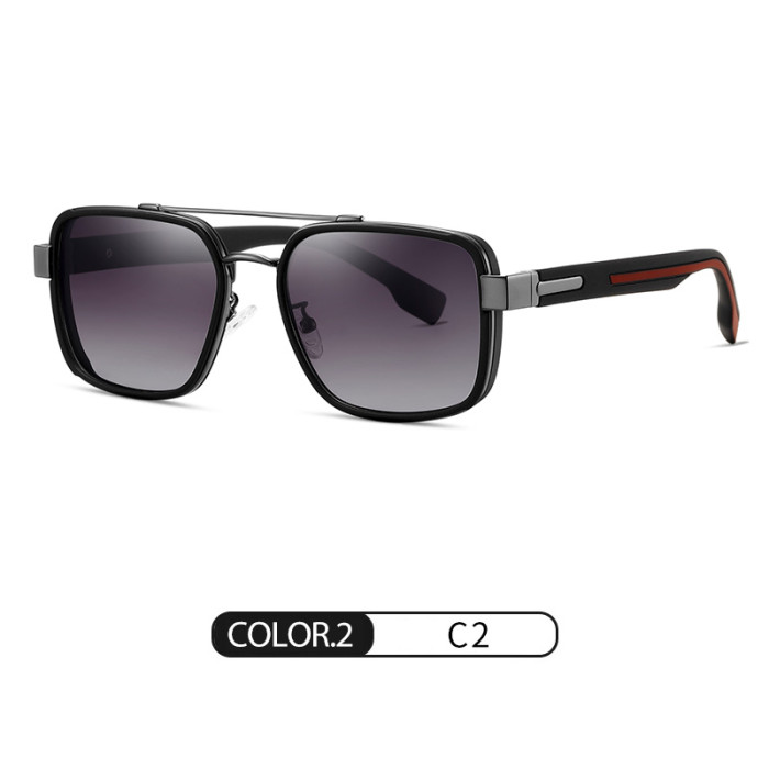 Polarized Square Pilot Sunglasses 30006