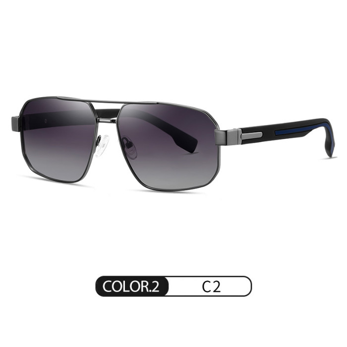 Men's High Quality Square Aviator Sunglasses 30007