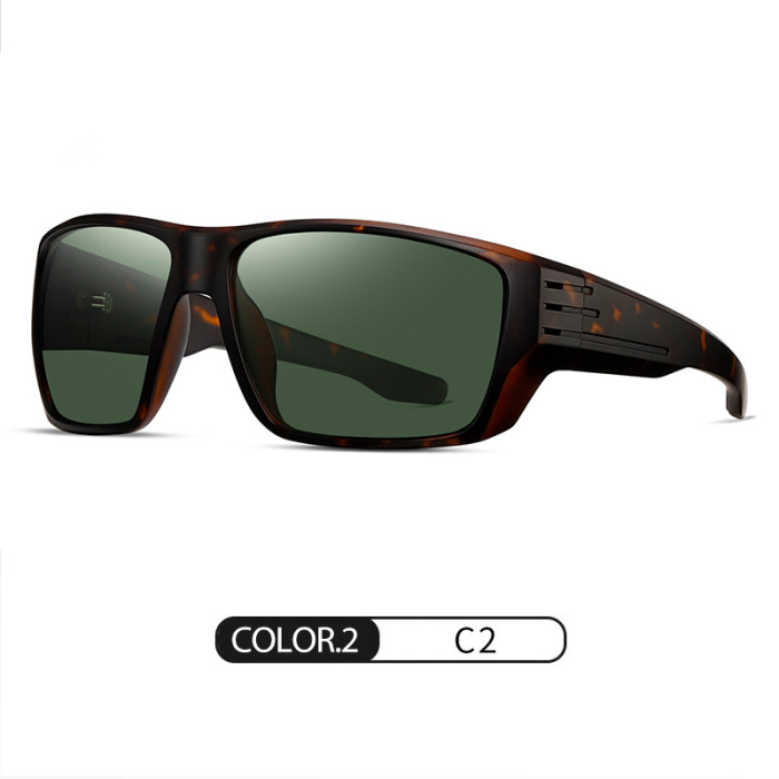 Sports Polarized Wrap Plastic Sunglasses 30017