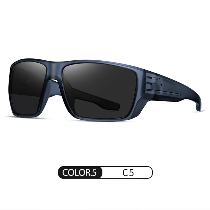 Sports Polarized Wrap Plastic Sunglasses 30017