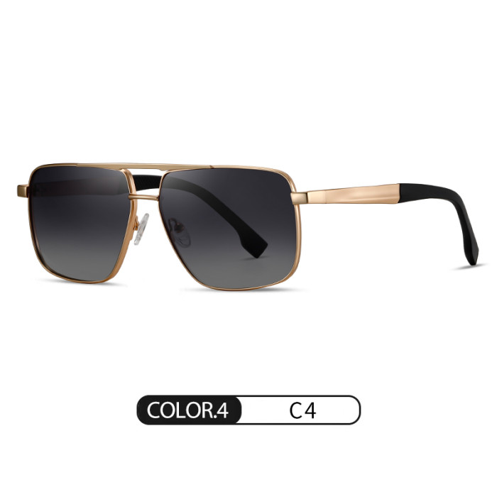 Aviator Flat Square Polarized Sunglasses 30009