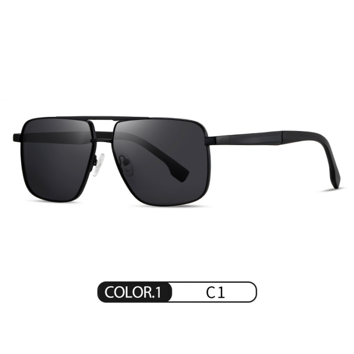 Aviator Flat Square Polarized Sunglasses 30009