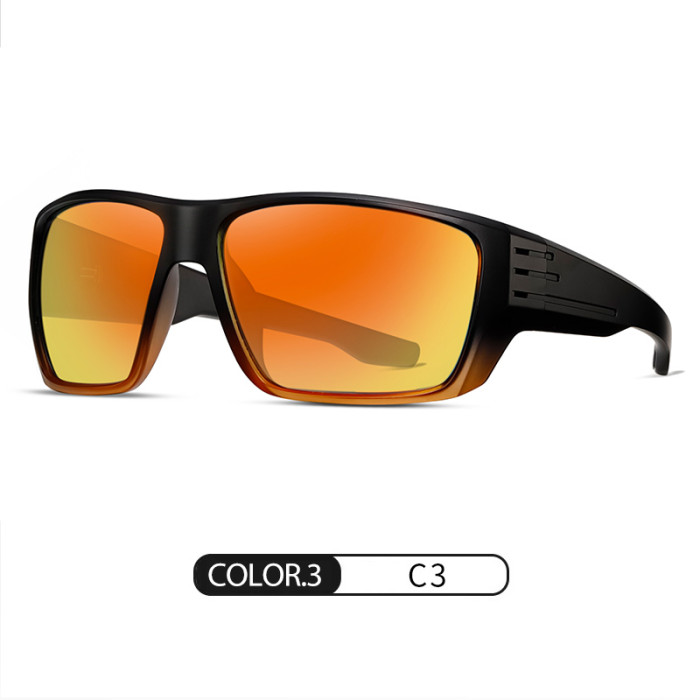 Sports Polarized Wrap Plastic Sunglasses 30017