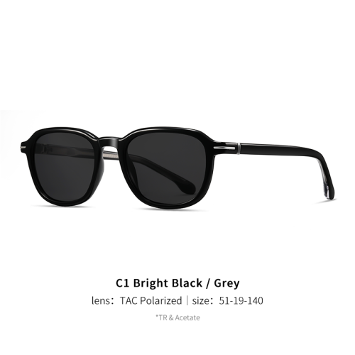 Retro TR & Acetate Polarized Sunglasses 30038