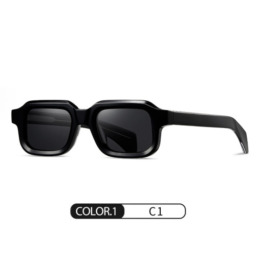 Durable Acetate Rectangle Polarized Sunglasses 30030