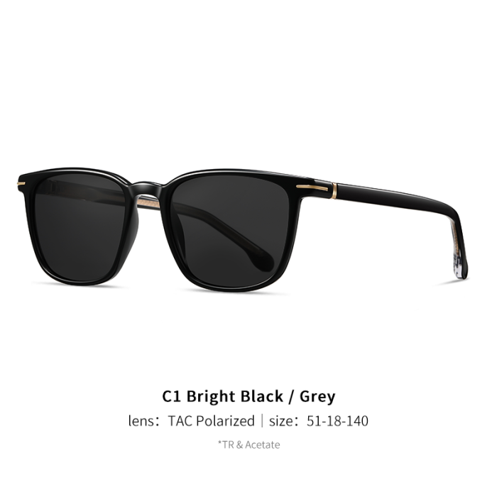 Classic Square UV400 Polarized Sunglasses 30042