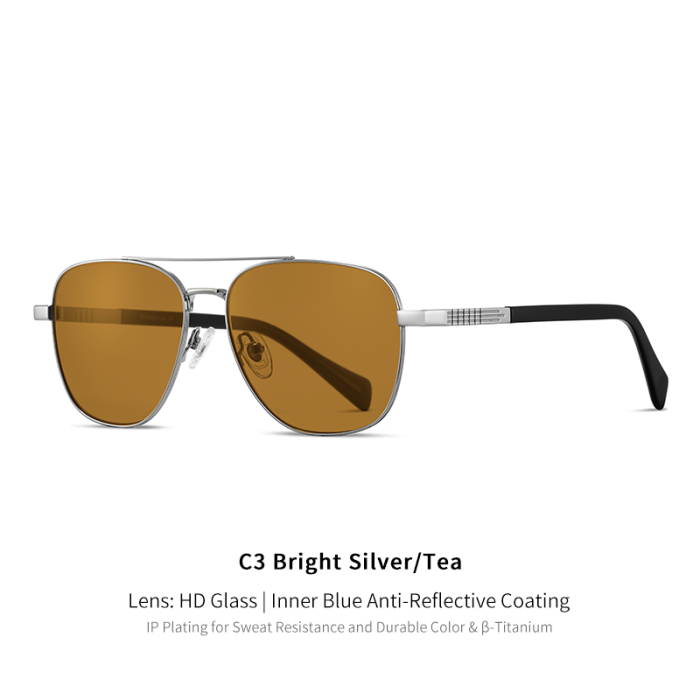 Aviator Titanium High Quality Sunglasses 30046