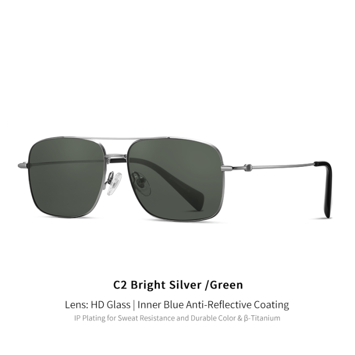 Titanium Aviator UV400 Driving Sunglasses 30050