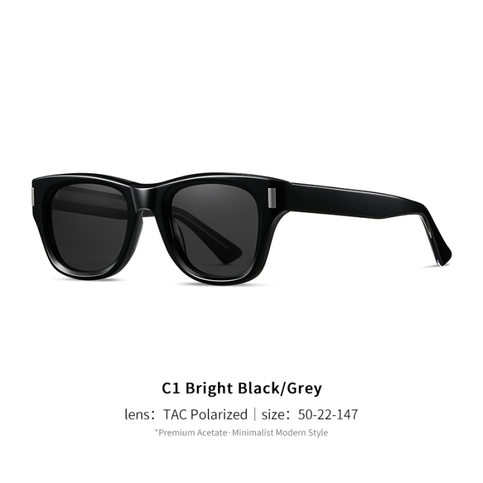 Classic Wayfarer Acetate Polarized Sunglasses 30055