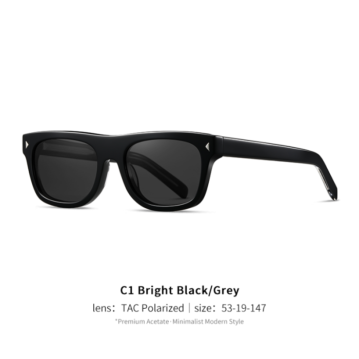 Premium Acetate Wayfarer Polarized Sunglasses 30060
