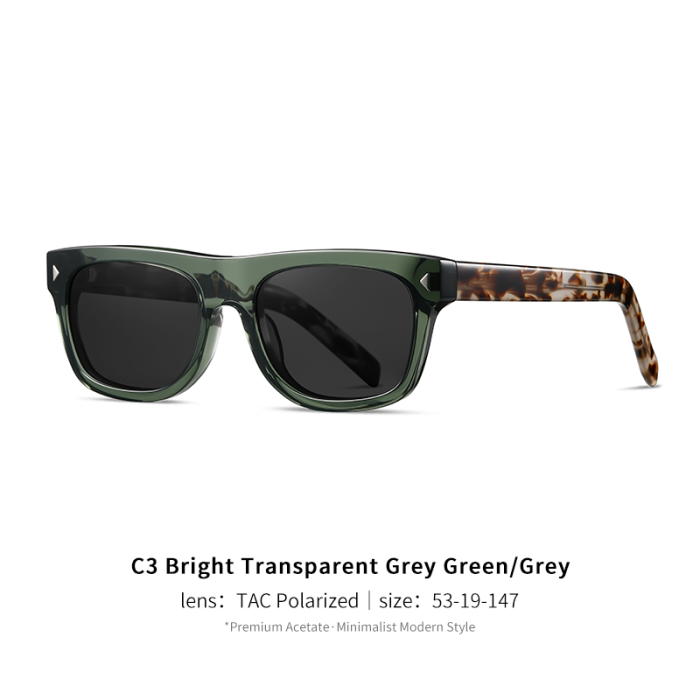 Premium Acetate Wayfarer Polarized Sunglasses 30060