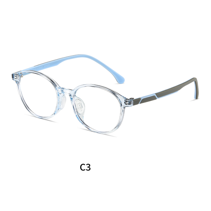 Round Kids Optical Anti Blue Light Glasses 30088