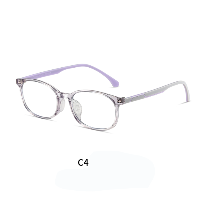 Kids Rectangle Cute Blue Light Blocking Glasses 30090