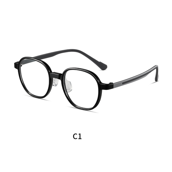 Round Kids Optical Study Anti Blue Light Eyeglasses 30097