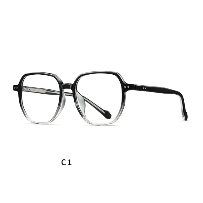 Vintage Geometric Full Rim Blue Light Glasses 30101