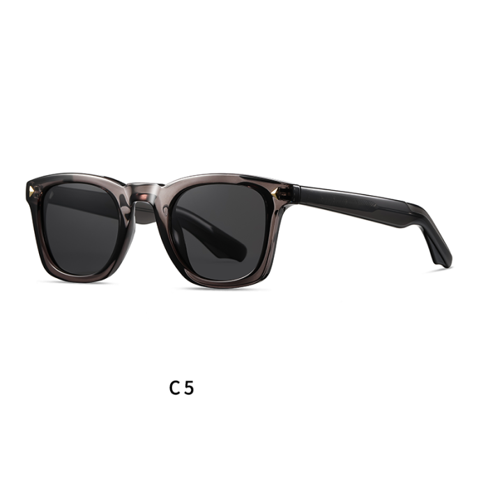 Unisex Retro Square Polarized Sunglasses 30112
