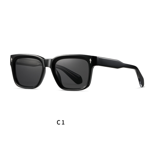 Retro Square Polarized UV400 Sunglasses 30115