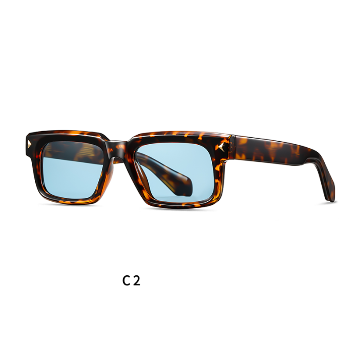 Vintage Rectangle Customization UV Protection Sunglasses 30113