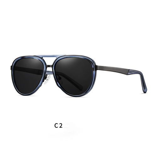 Retro Aviator Metal Frame Mens Sun Glasses 30125
