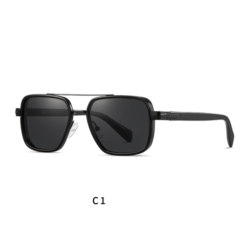 Luxury Square Metal High Quality Polarized Sunglasses 30123