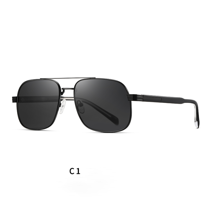 Square Metal TAC Polarized, UV400 Protection Sunglasses 30129