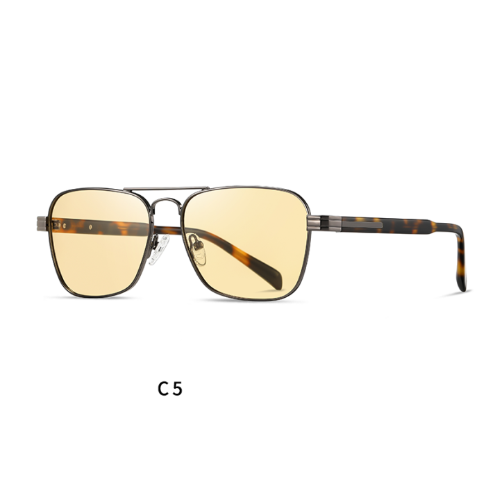 Classic Double Bridge Pilot Square Polarized Shades 30130
