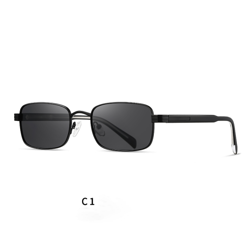 High Quality Lightweight Rectangle Metal Sunglasses 30126