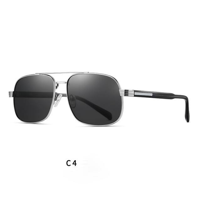 Square Metal TAC Polarized, UV400 Protection Sunglasses 30129
