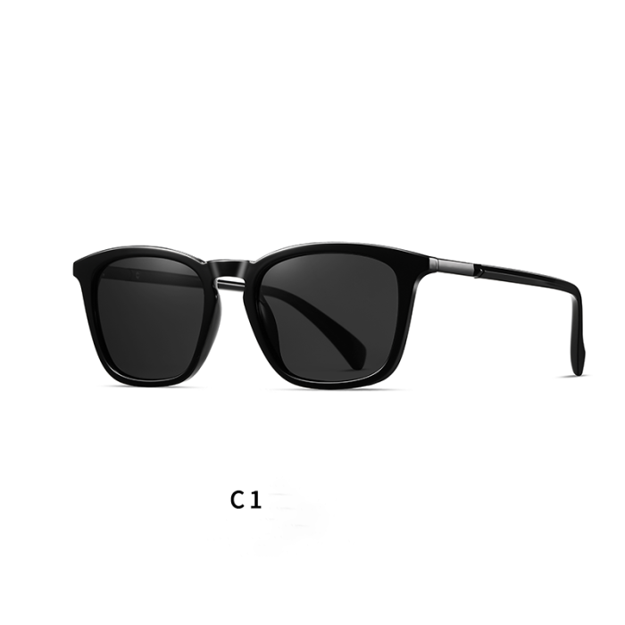 Vintage Square Full Rim TAC Polarized Sunglasses 30135