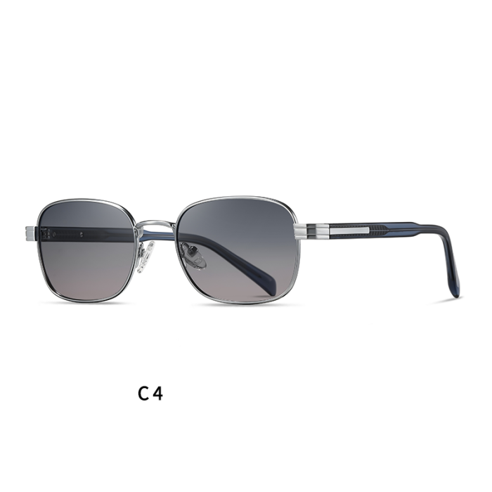Classic Metal Square Polarized Sunglasses 30132