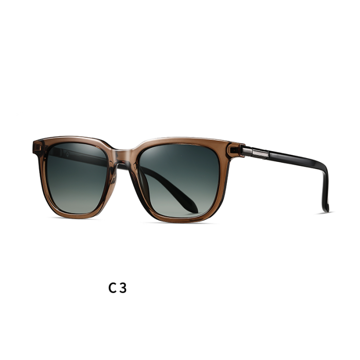 Unisex Lightweight PC Square Polarized Sunglasses 30137