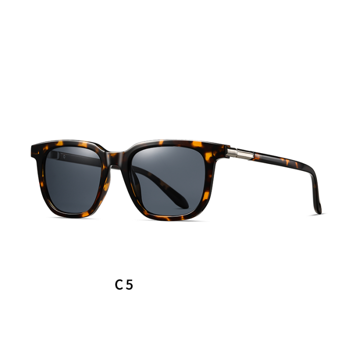 Unisex Lightweight PC Square Polarized Sunglasses 30137