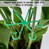 Plant Stem Support,4 Sizes Set,Plastic Stems Holder for Indoor Plants, Reusable Stem stabilizer,Keeps Potted Houseplants Growing Straight