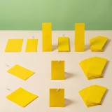 Dual-Sided Yellow Sticky Traps for Flying Plant Insect Such as Fungus Gnats, Whiteflies, Aphids, Leafminers,Thrips